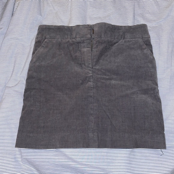 J. Crew grey corduroy skirt - Picture 2 of 2